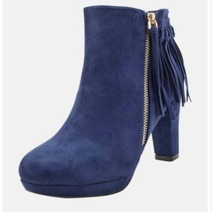 Navy Booty w/tassels